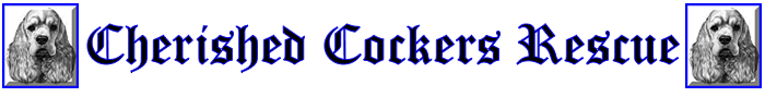 Cherished Cocker Rescue Logo